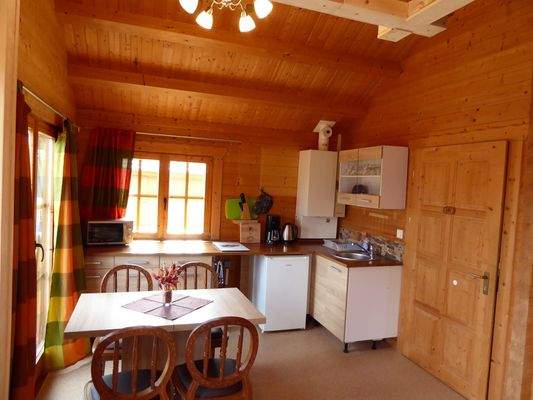 Einblick Blockhäuser