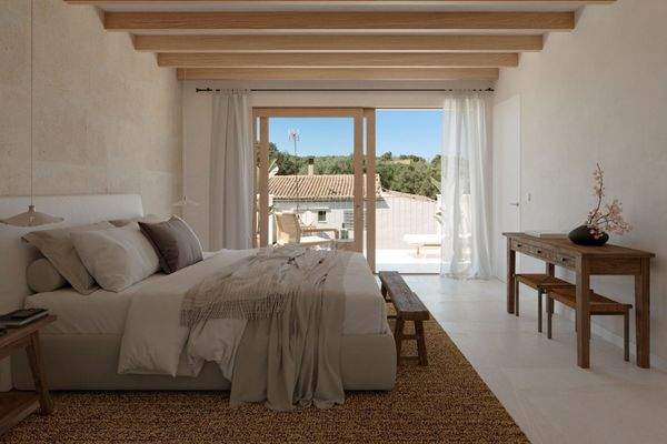 Eines der drei Schlafzimmer