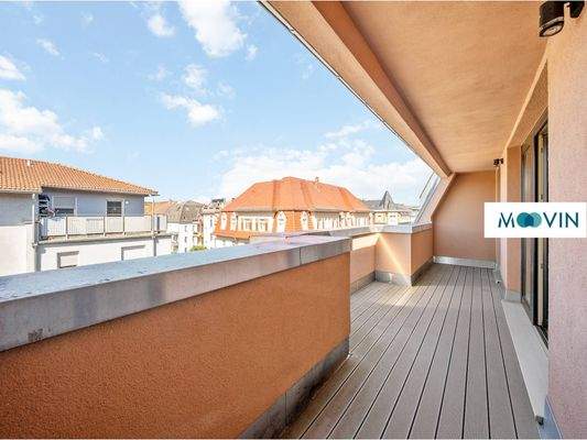 Ansicht I: Dachterrasse