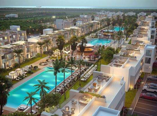 Real Estate in a Complex Near Long Beach in İskele North Cyprus