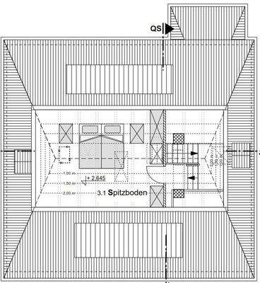 Ausgebauter Spitzboden