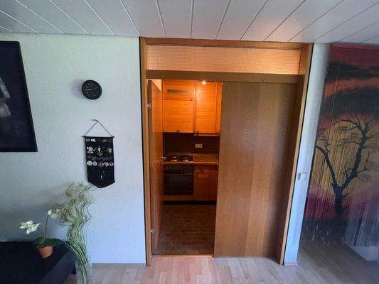 Eingang Wohnbereich zu Küche