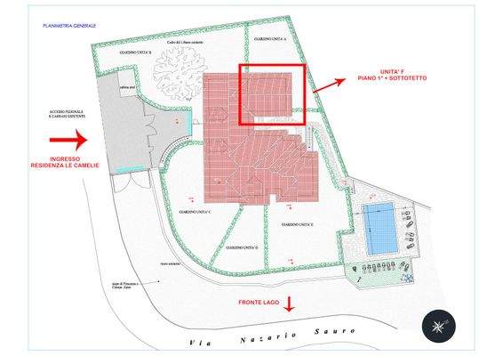 Gesamter Grundriss Residence Le Camelie