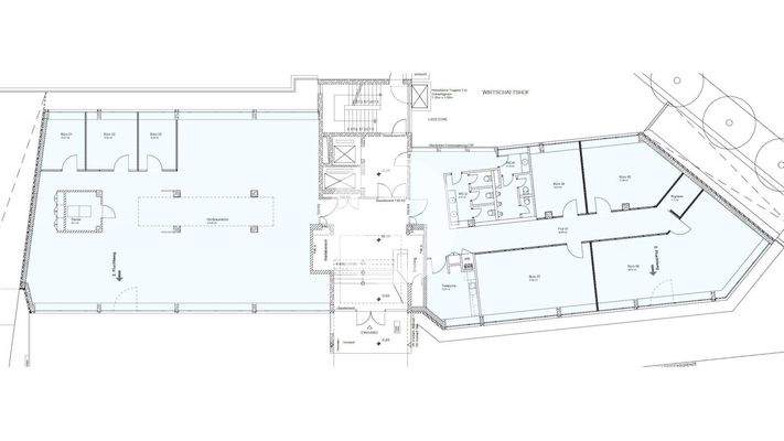 Erdgeschoss mit ca. 518 m²