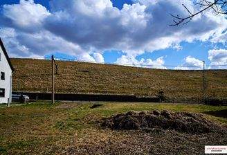 Blick vom Grundstück