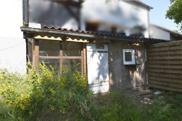 Anbau - Rückseite des Gebäudes