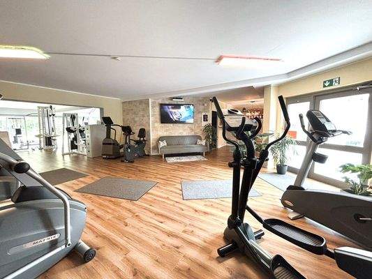 Fitnessbereich Eingang