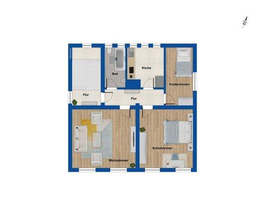 Grundriss 2. Obergeschoss