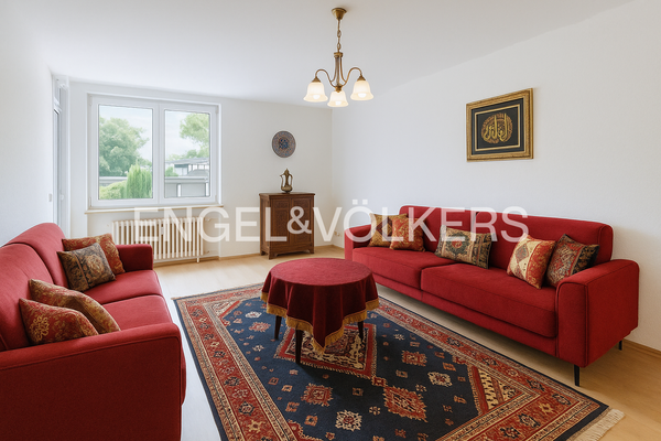 Wohnzimmer mit Homestaging