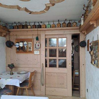 Eingangstür Nebenraum Restaurant