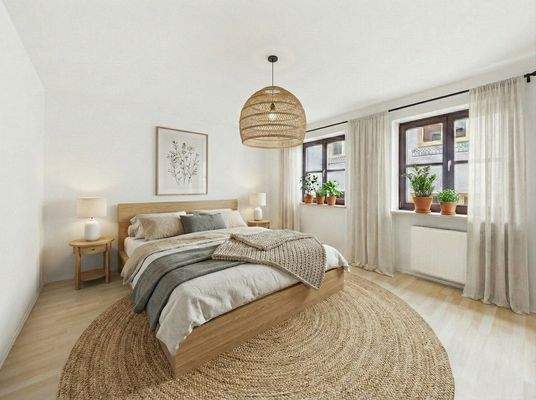 Einrichtungsidee Schlafzimmer [KI]