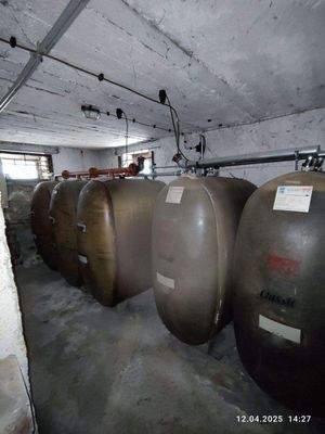Öltanks im Kellergeschoss