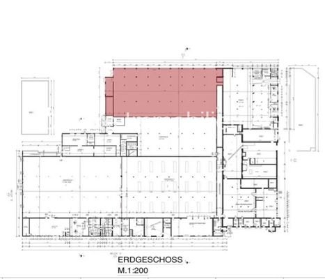 Grundriss Halle 8