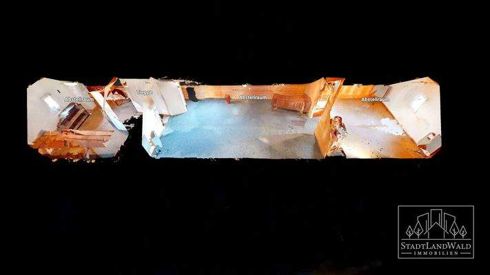 Schematischer Grundriss Speicher-3D