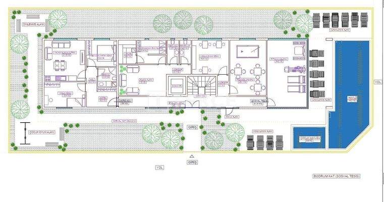 Apartments in a Complex Close to Sea in Alanya Mahmutlar Center