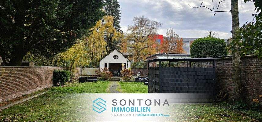 großer Garten in gemeinschaftlicher Nutzung