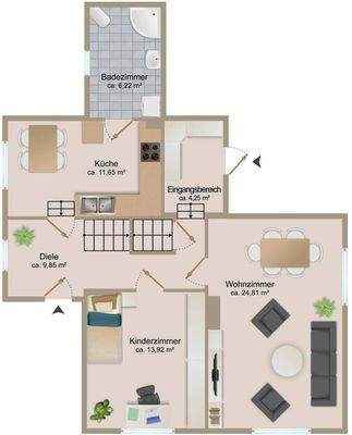 Grundriss Erdgeschoss