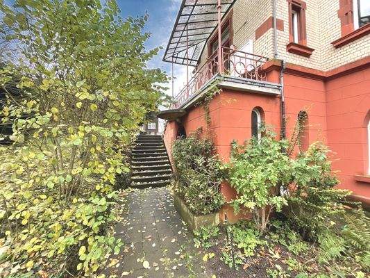 Rückansicht Eingangsbereich