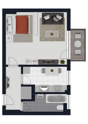 unbemaßter Grundriss 