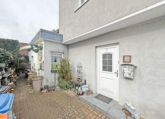 Eingänge der beiden Wohnungen