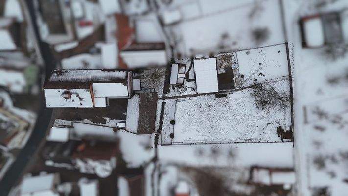 Drohnenansicht Grundstück