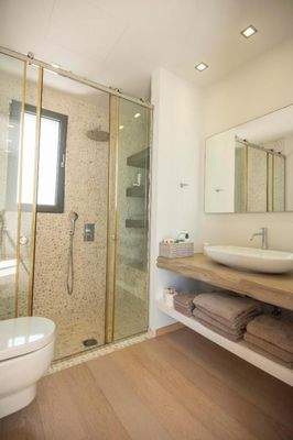 Kreta, Plaka Elounda: Wunderschöne Villa mit atemberaubendem Blick auf die Insel Spinalonga