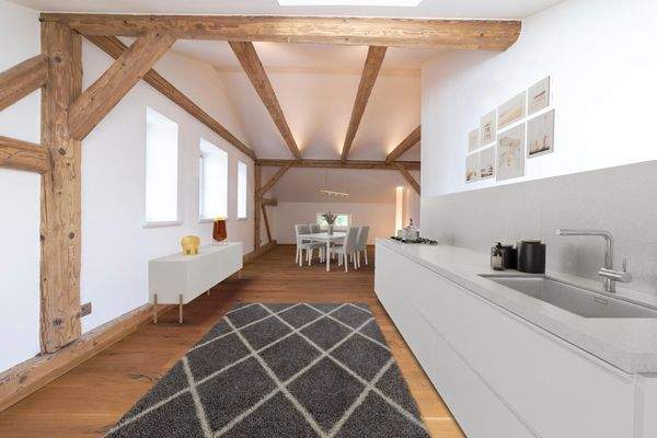 Wohn-/Essbereich Dachgeschoß - Ausstattungsvorschlag