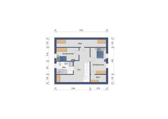 Grundriss Obergeschoss