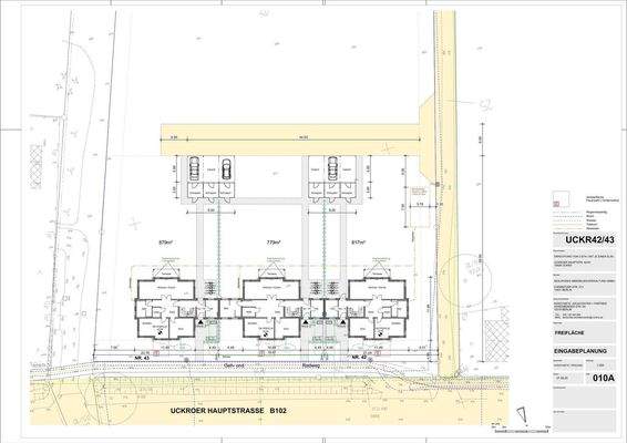 Lageplan Haus 1 + 2 + 3