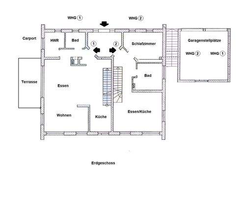 Grundriss Erdgeschoss