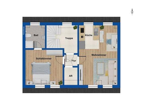 Grundriss Dachgeschoss