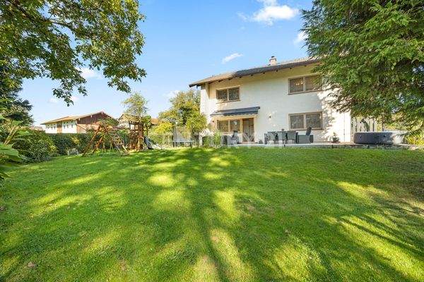 Südansicht des Einfamilienhauses