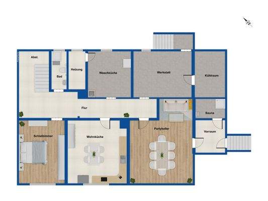 Grundriss - Kellergeschoss