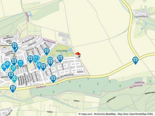 Geolyzer Kartenausschnitt