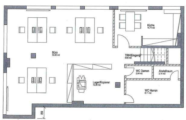Ursprungsplan Souterrain