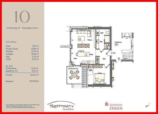 Grundriss Wohnung 10