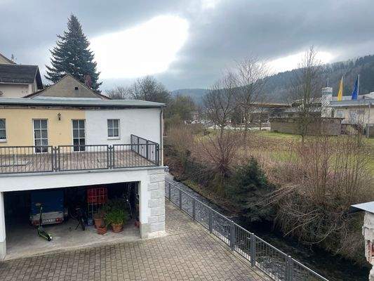 Blick v.Terrasse FeWo Kaffee