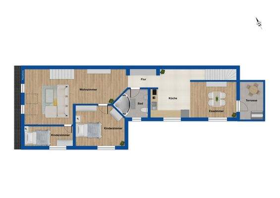 Grundriss Obergeschoss