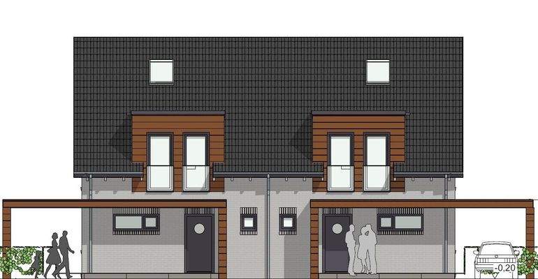 Ansicht der Grundlage für den Bauvorbescheid