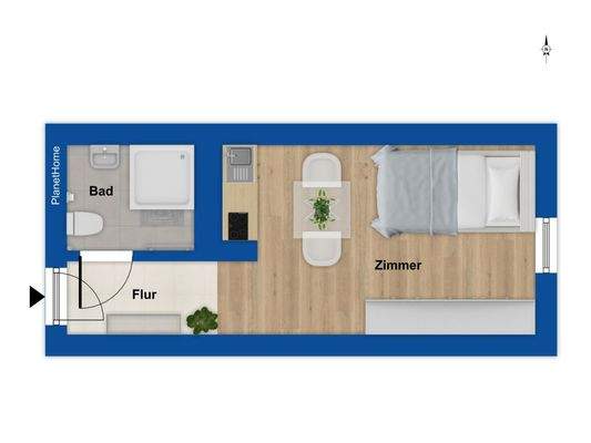 Grundriss Apartment