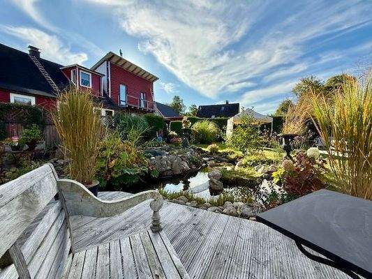 Terrasse & Garten & Teich