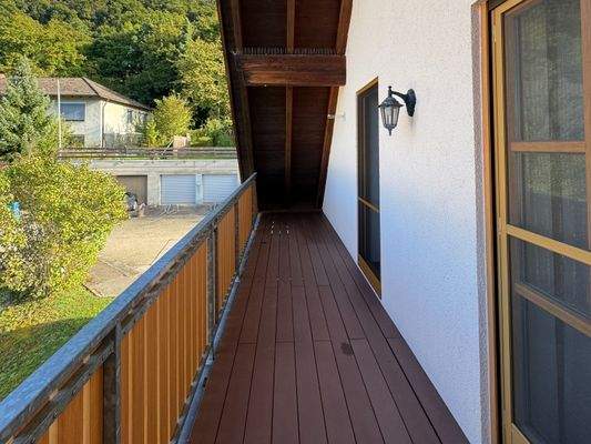 Balkon im Dachgeschoss