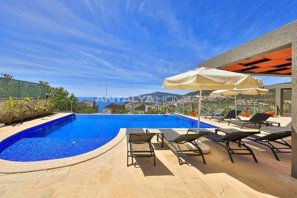 4-Bedroom Luxury Villa with Infinity Pool in Kalkan Antalya