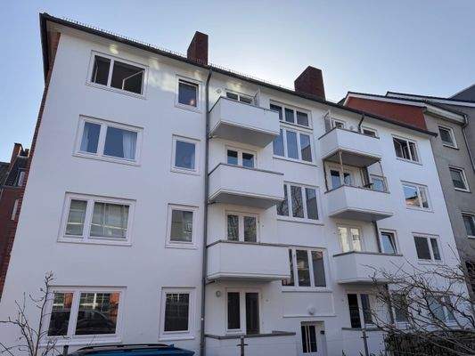 Renovierte Rückfassade