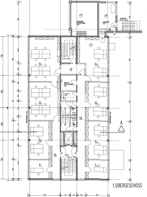 Grundriss 1. Obergeschoss Logi
