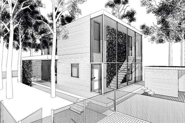 2. Projektansicht 2 Etagen