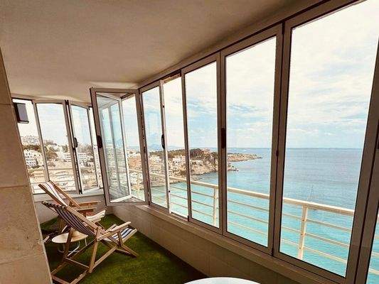 Mietwohnung mit direktem Meerzugang in San Agustin, Mallorca