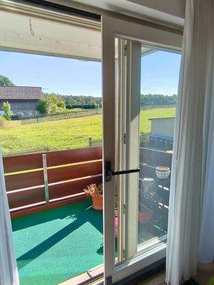 Wohnung Wohnzimmertür zu Balkon