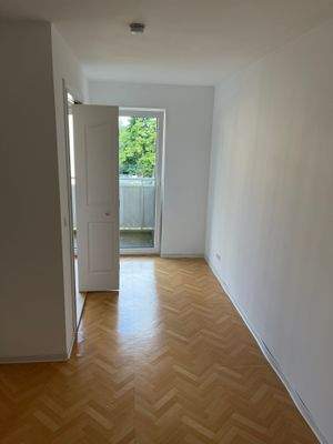 Schlafen mit Blickrichtung Balkontür