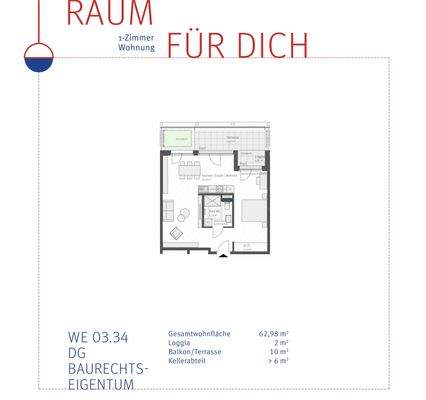 BILLY UP_Wohnungspläne_DG_TOP 03.34 versand